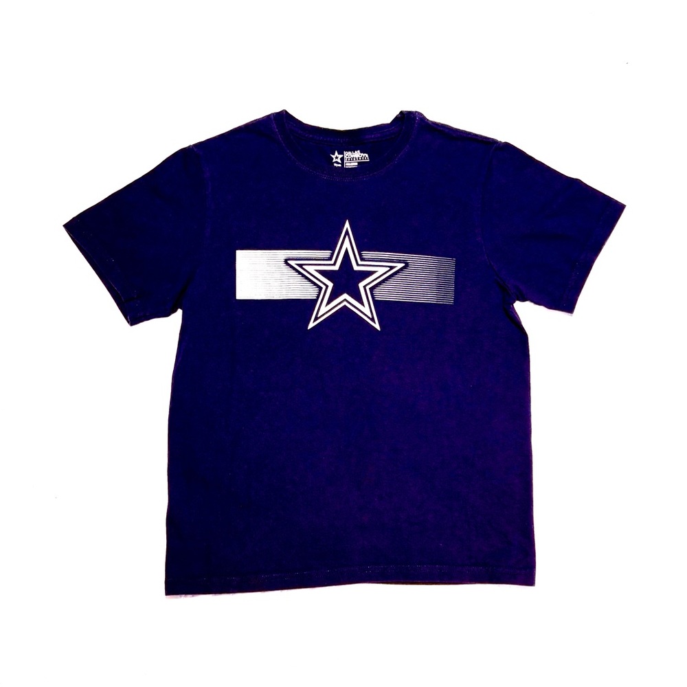Dallas Cowboys Authentic Football dark navy shirt size large (14/16) youth